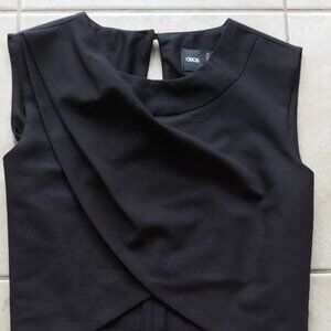 ASOS LABEL BLACK  SHORT  FANCY SLEEVELESS BLOUSE  NEW/NO TAGS  SIZE 6